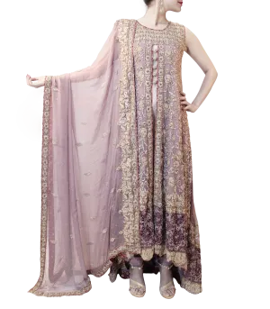 LILAC PAKISTANI BRIDAL DRESS