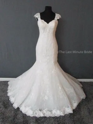Maggie Sottero Jackie 7MS355 with detachable cap sleeves
