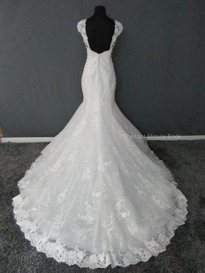 Maggie Sottero Jackie 7MS355 with detachable cap sleeves