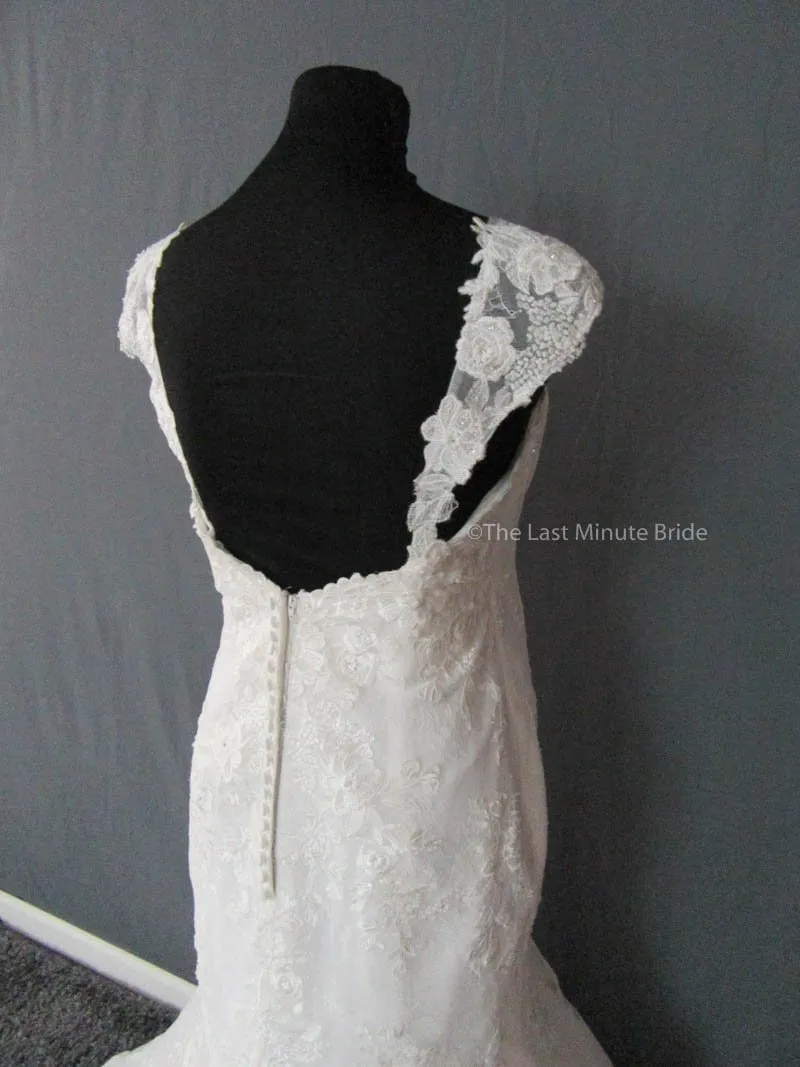 Maggie Sottero Jackie 7MS355 with detachable cap sleeves