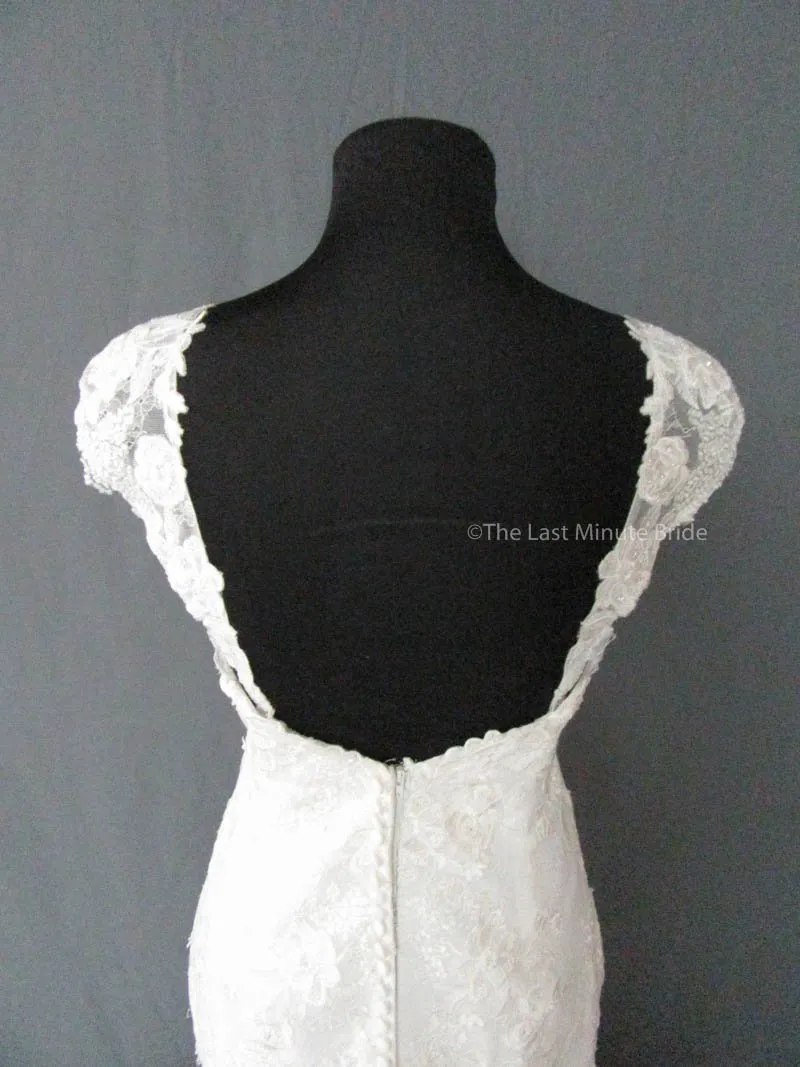 Maggie Sottero Jackie 7MS355 with detachable cap sleeves