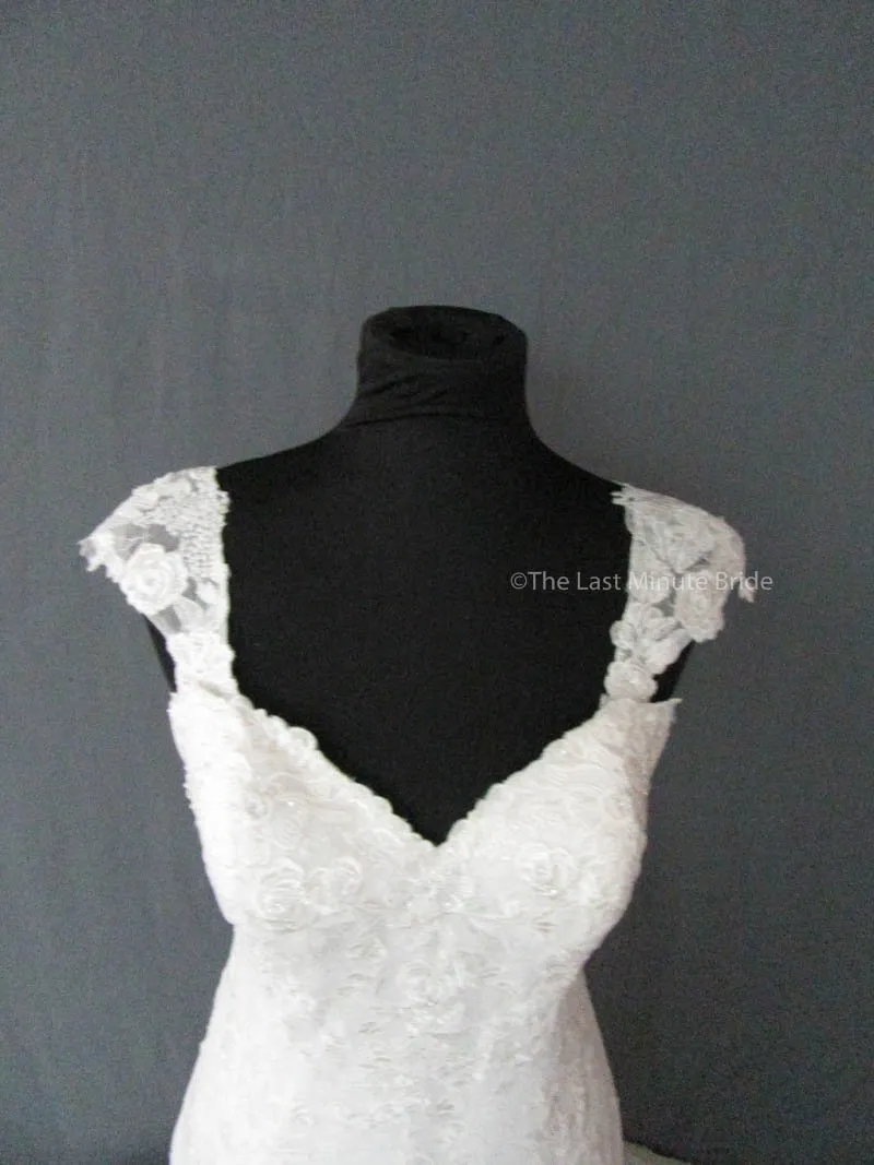 Maggie Sottero Jackie 7MS355 with detachable cap sleeves