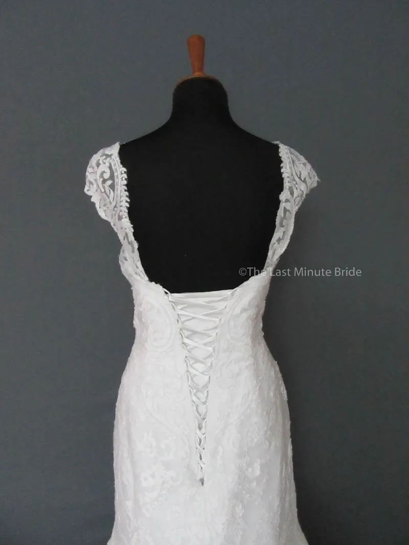 Maggie Sottero Rosamund 6MT199 with detachable cap sleeves