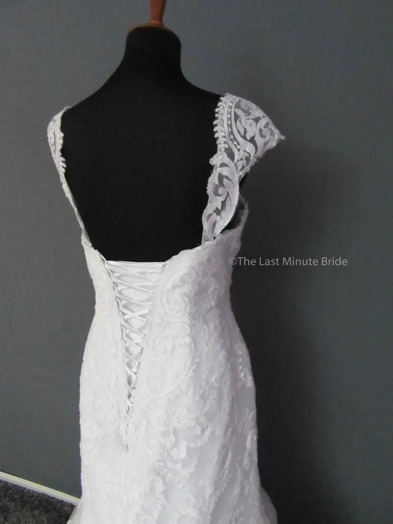 Maggie Sottero Rosamund 6MT199 with detachable cap sleeves