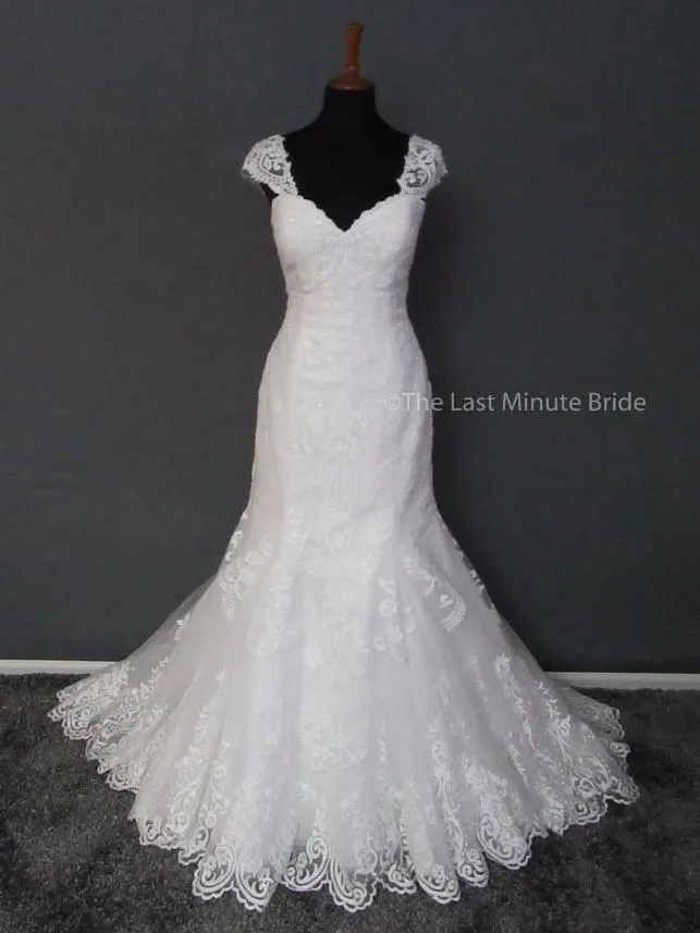 Maggie Sottero Rosamund 6MT199 with detachable cap sleeves