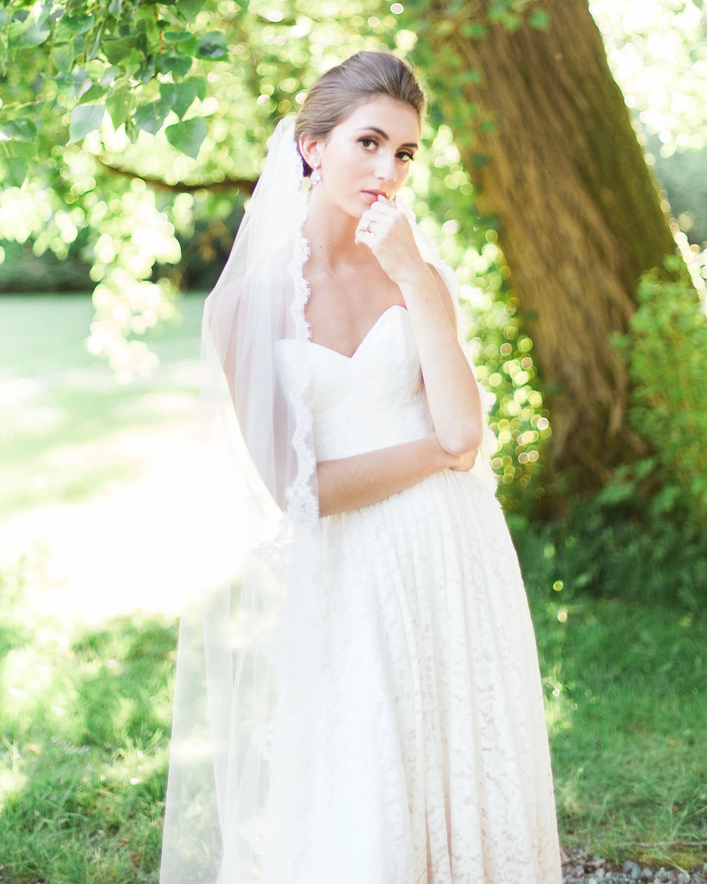 Magnolia Lace Chapel Veil