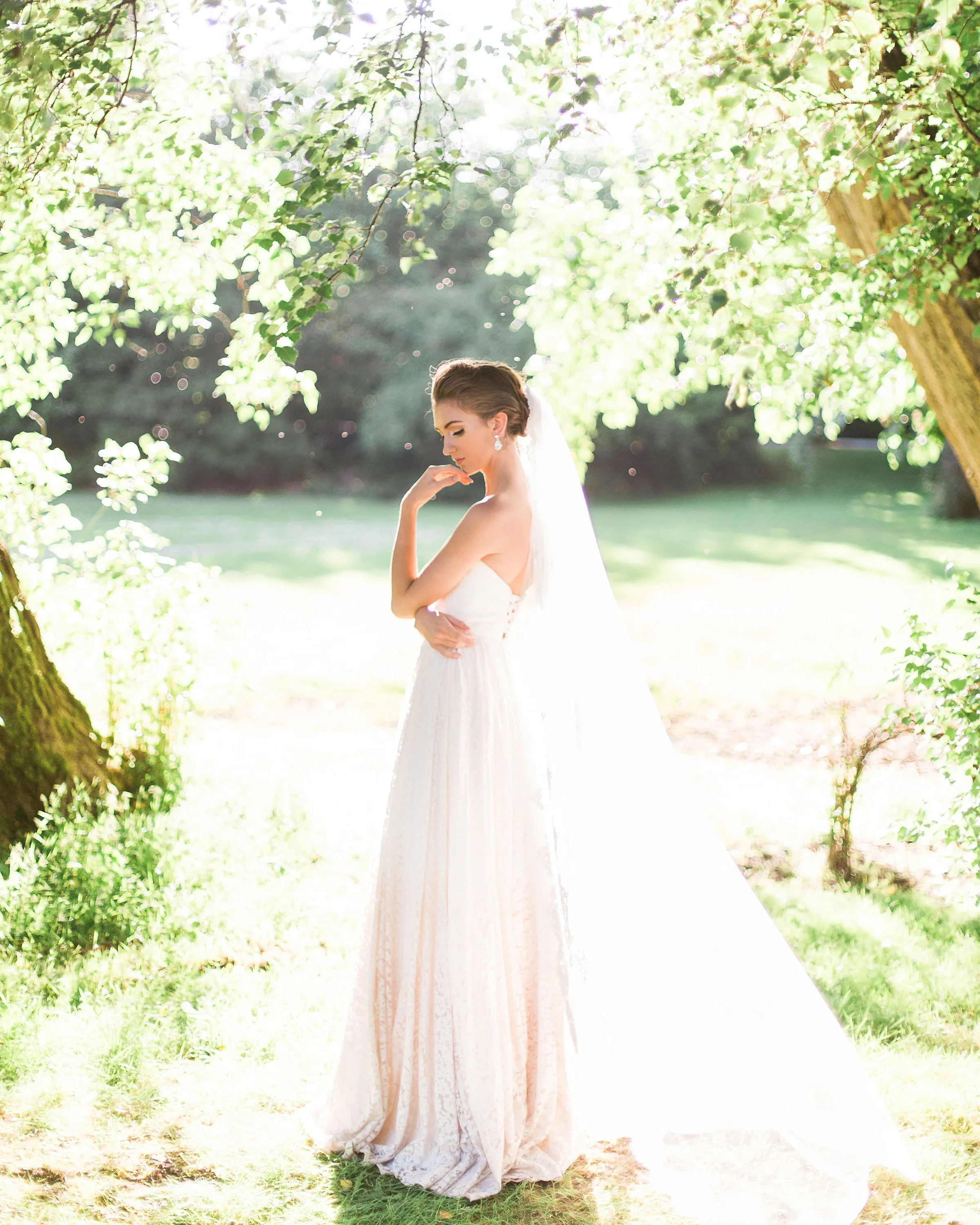 Magnolia Lace Chapel Veil