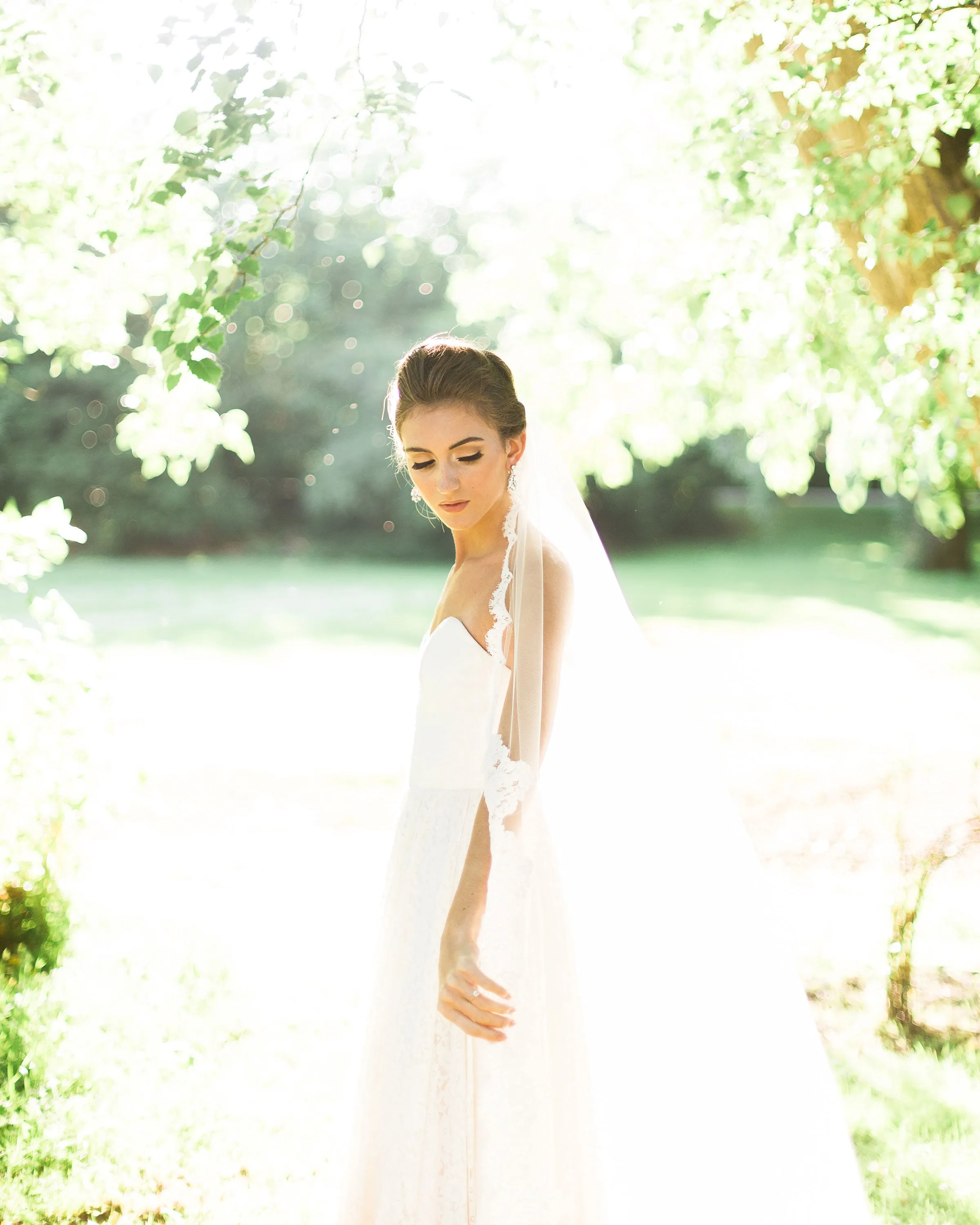 Magnolia Lace Chapel Veil