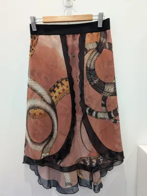 Maldire long skirt - Georgina snake print