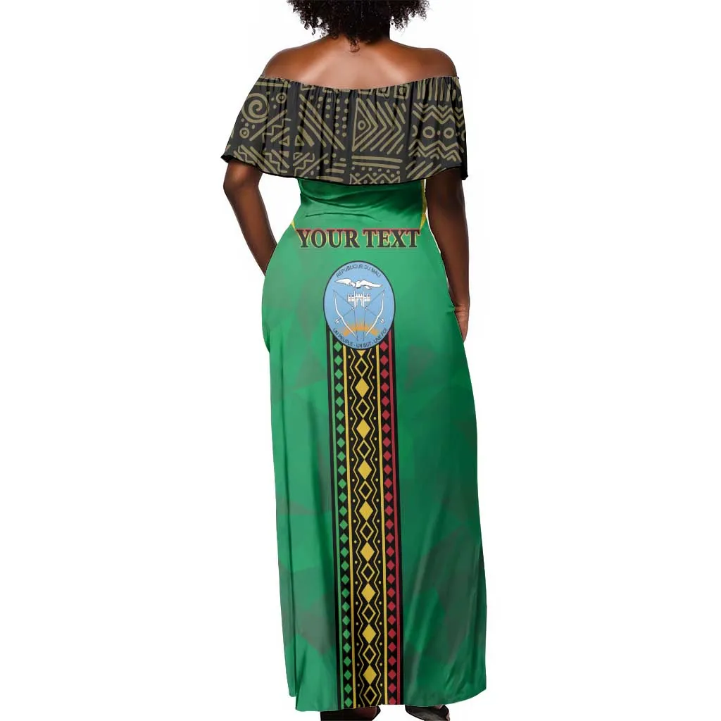 Mali Off Shoulder Maxi Dress Mali ka Fasojamana LT01