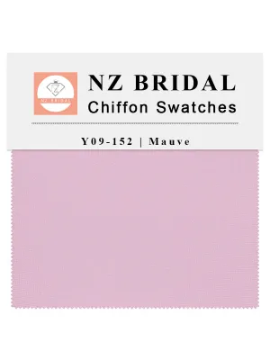 Mauve Fabric Swatch Samples Chiffon