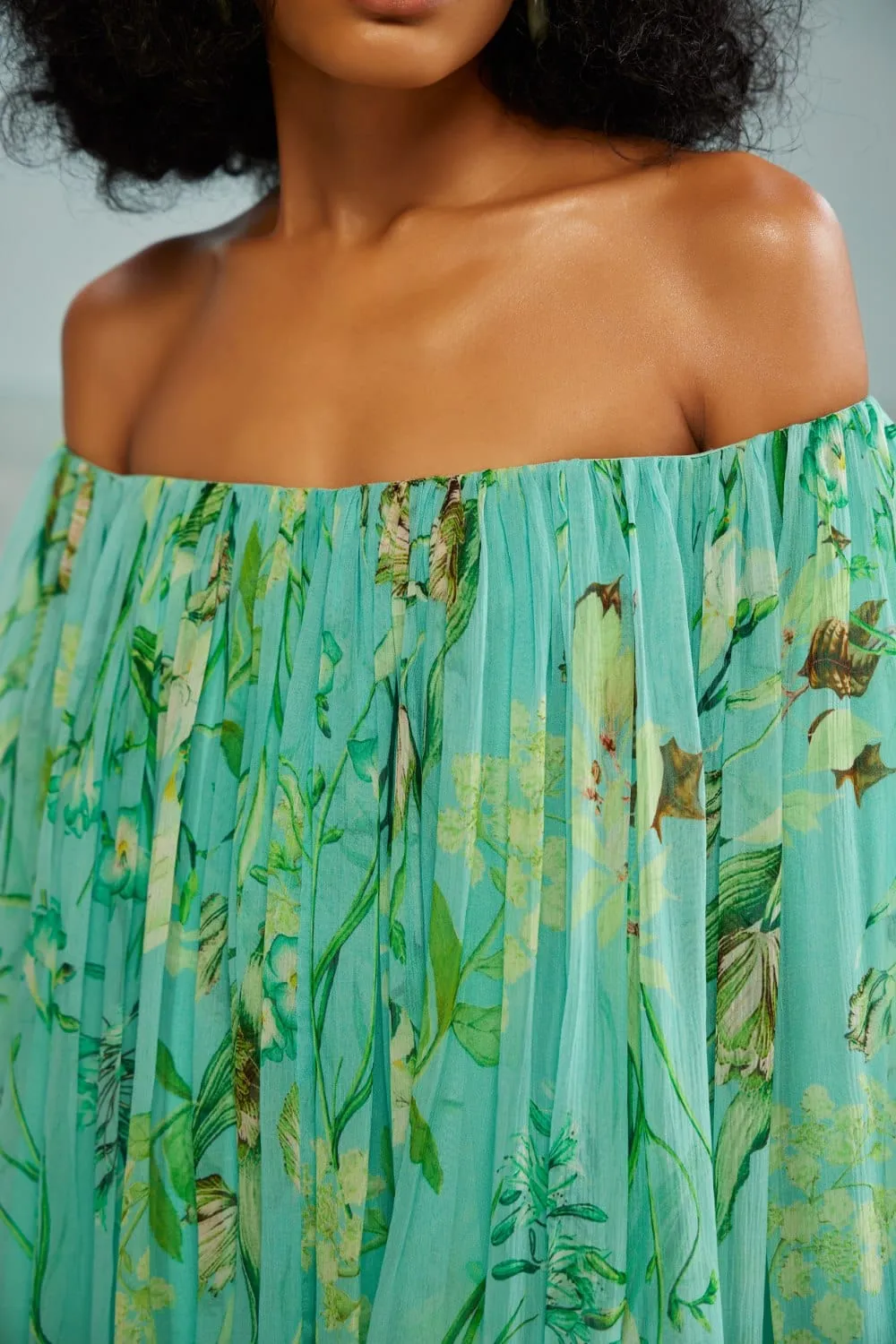 MELE OFF SHOULDER MINI DRESS