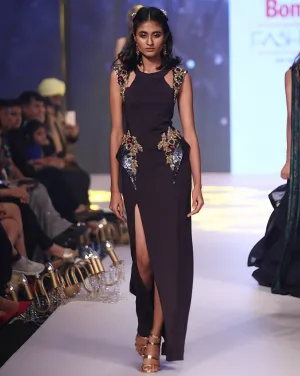 Midnight Blue Cocktail Gown