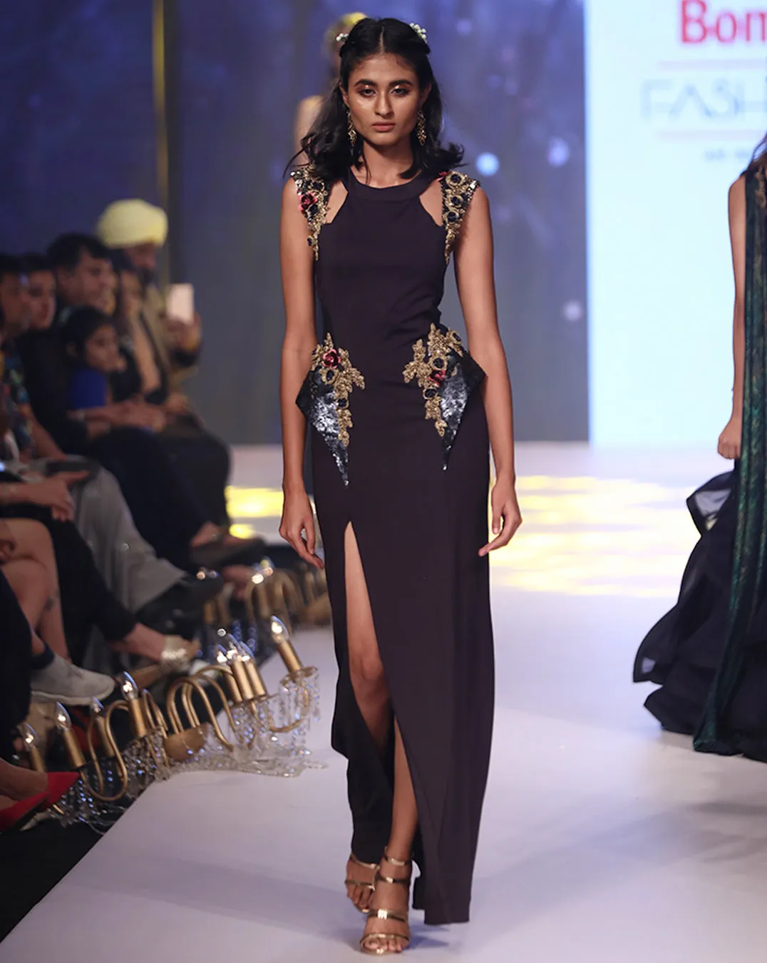 Midnight Blue Cocktail Gown