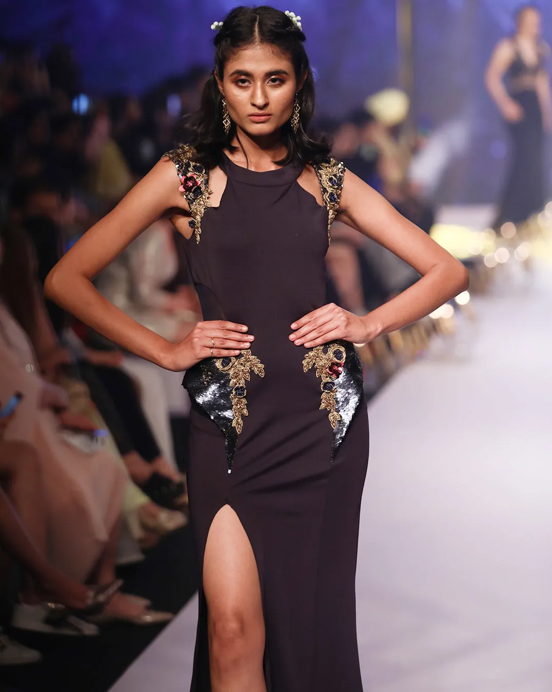 Midnight Blue Cocktail Gown