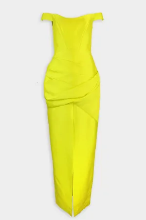 Mila Maxi Dress in Citrus