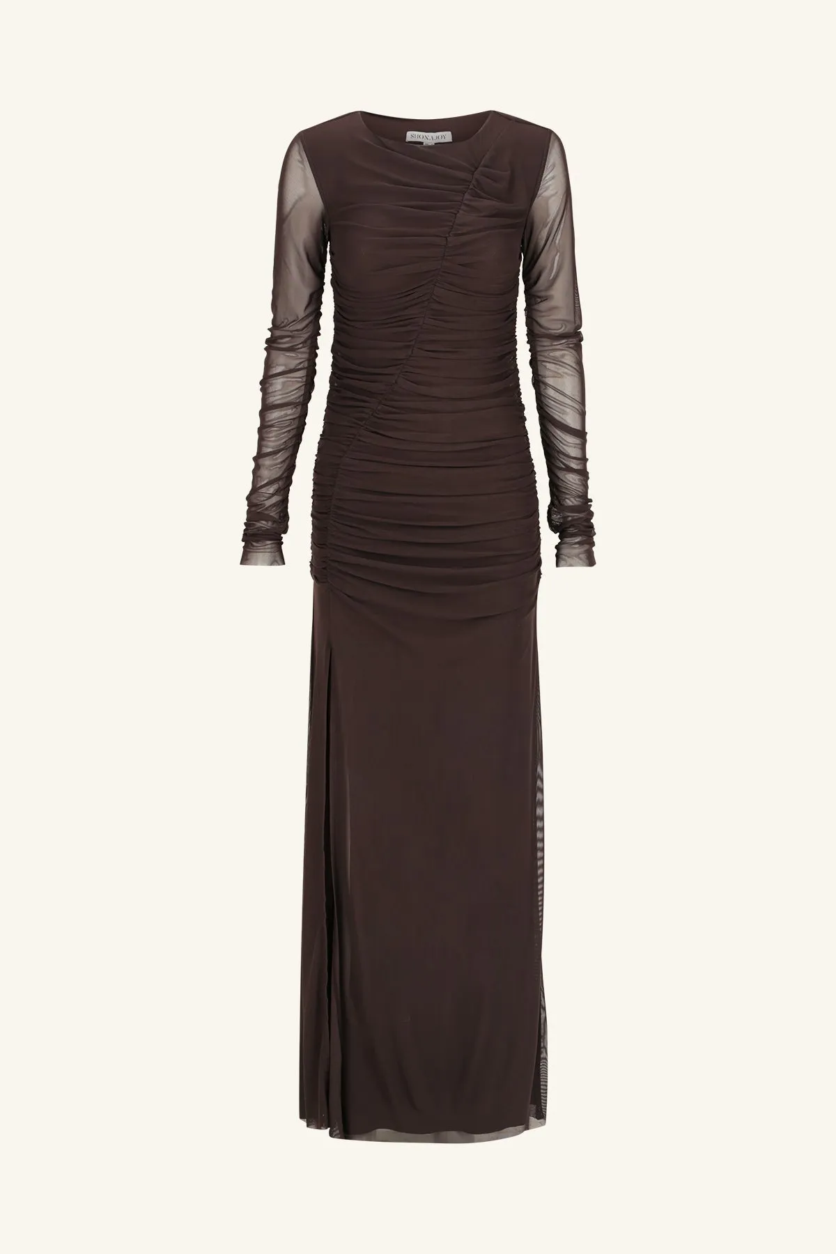 MIRA GATHERED MAXI DRESS