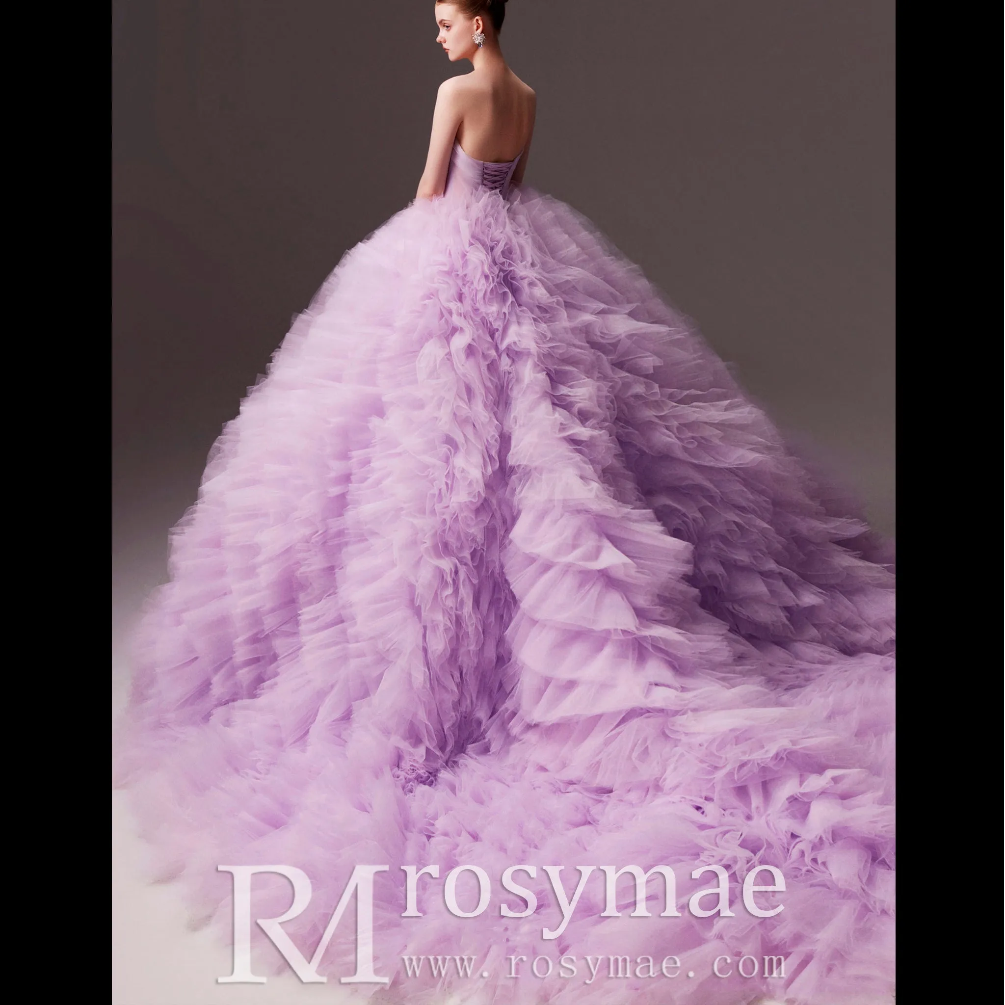 Modern Quinceanera Dress Puffy Ruffle Quince Dress & Gowns