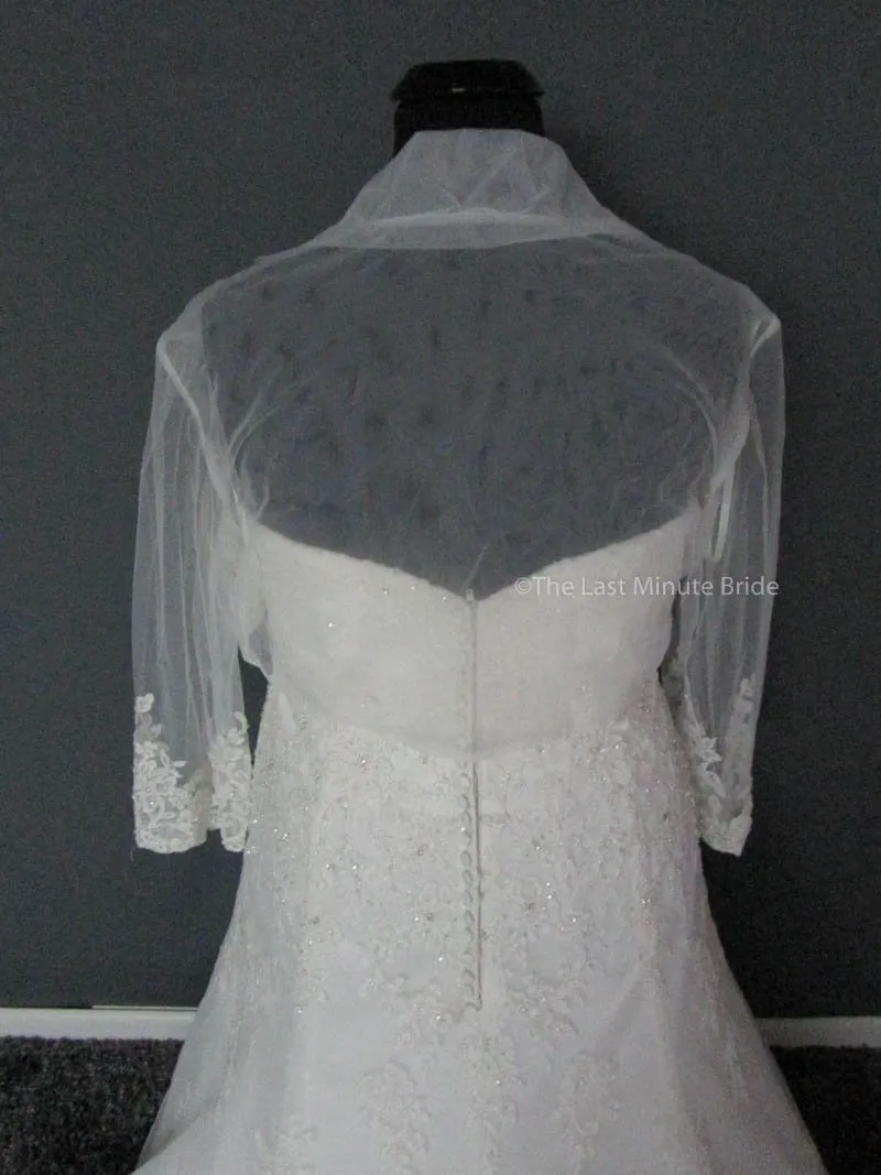 Mori Lee 3196 w/bolero jacket