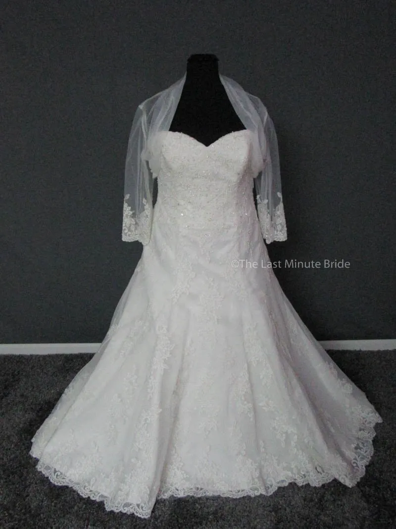 Mori Lee 3196 w/bolero jacket