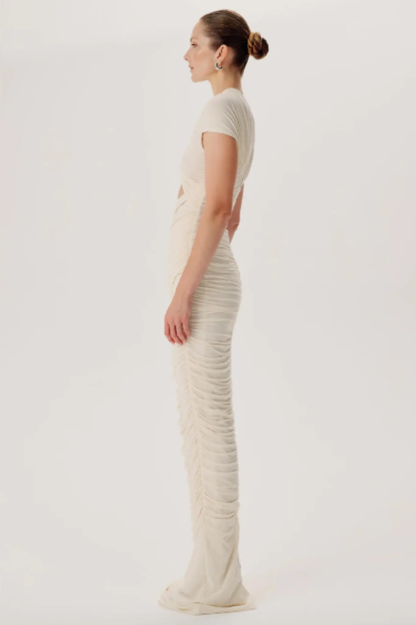 Nasha Gown in Ivory by Ronny Kobo - RENTAL