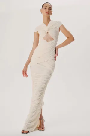 Nasha Gown in Ivory by Ronny Kobo - RENTAL