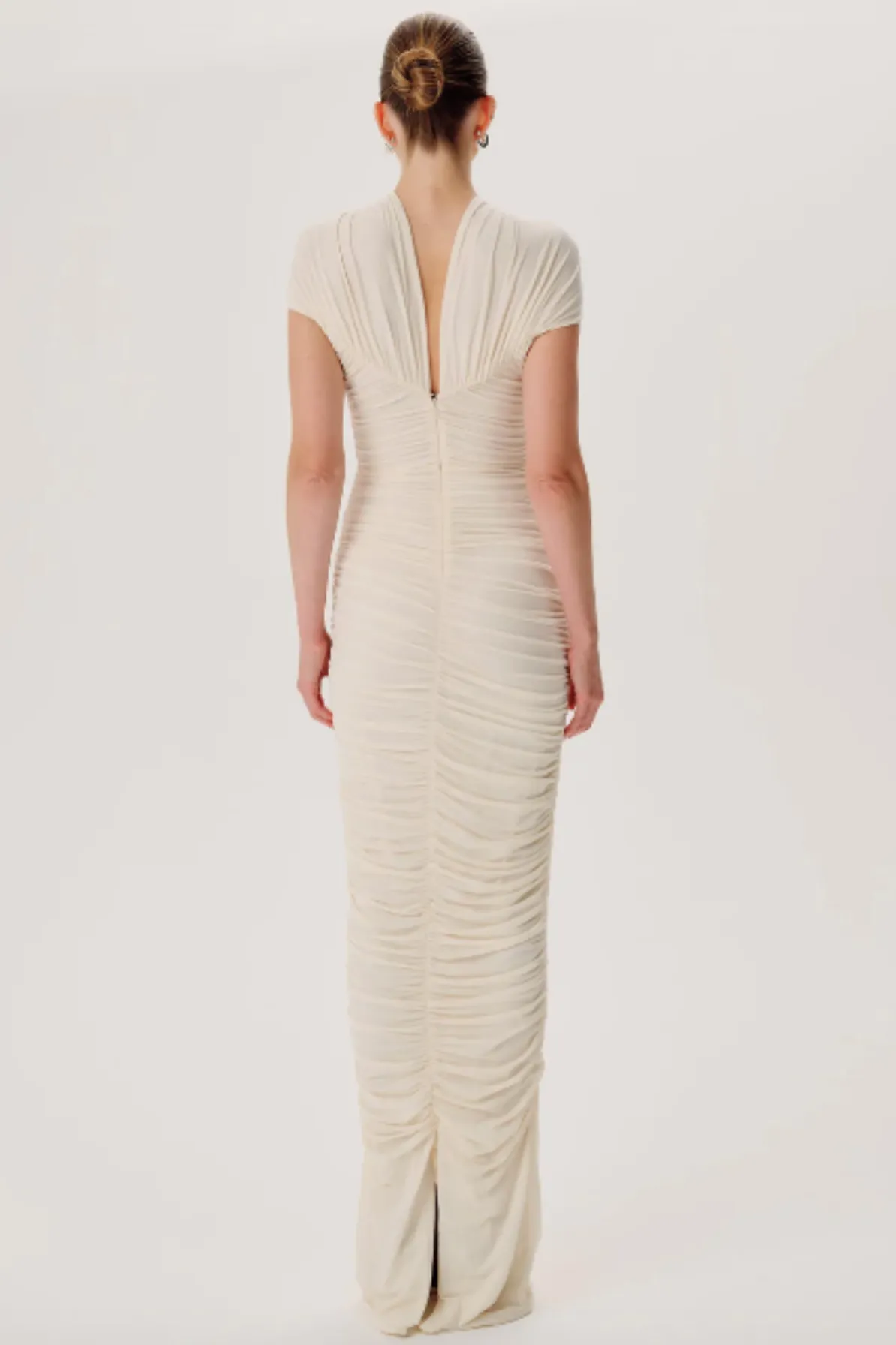 Nasha Gown in Ivory by Ronny Kobo - RENTAL
