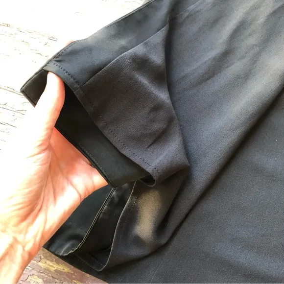 NBD Sleeveless Maxi Dress Size XXS Black Formal Gown Slit Gathered
