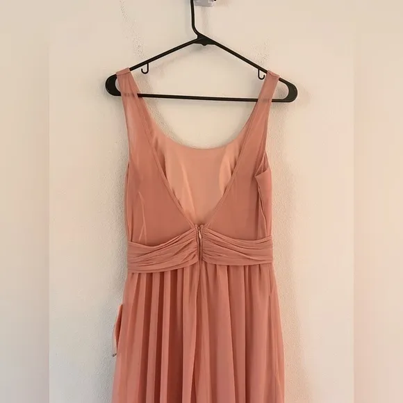 NWT Birdy Grey Jan Bridesmaid Maxi Dress in Rose Quartz Pink Size Small
