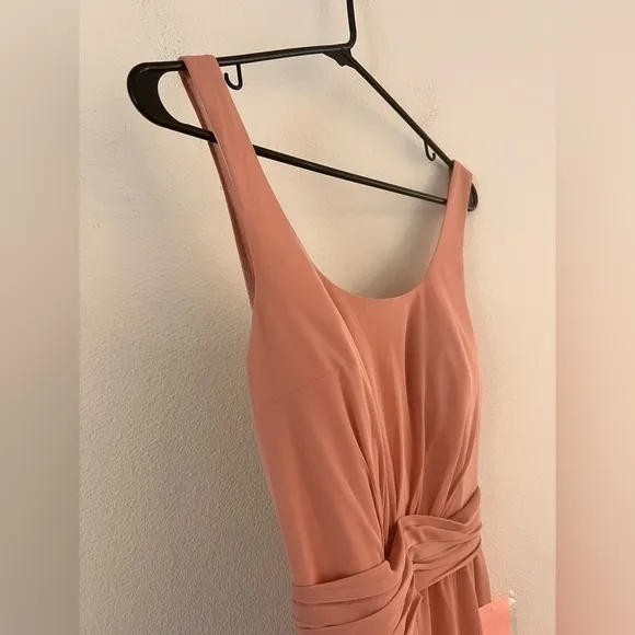 NWT Birdy Grey Jan Bridesmaid Maxi Dress in Rose Quartz Pink Size Small