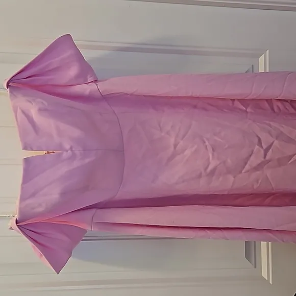 *NWT* Dessy Collection Off the Shoulder Pleated Cap Sleeve Maxi Dress