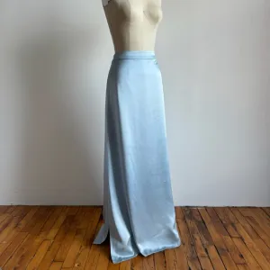 NWT J. CREW COLLECTION Blue Silk Maxi Skirt