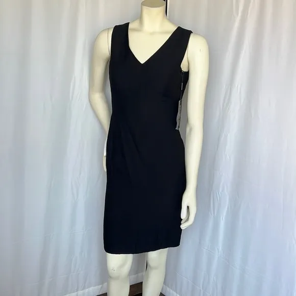 NWT Karl Lagerfeld Paris Black Bodycon Cocktail Dress