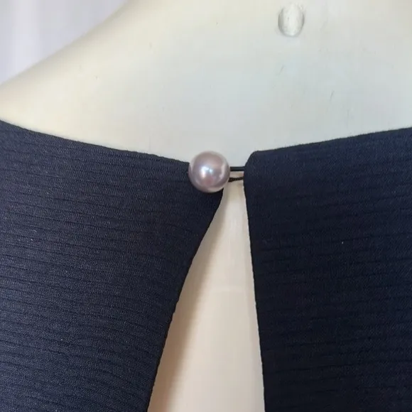 NWT Karl Lagerfeld Paris Black Bodycon Cocktail Dress