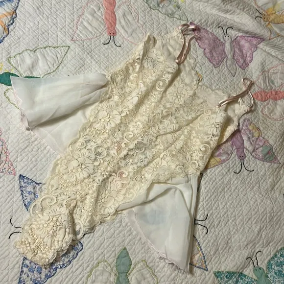 NWT Maid To Wear Bodysuit In Blanc