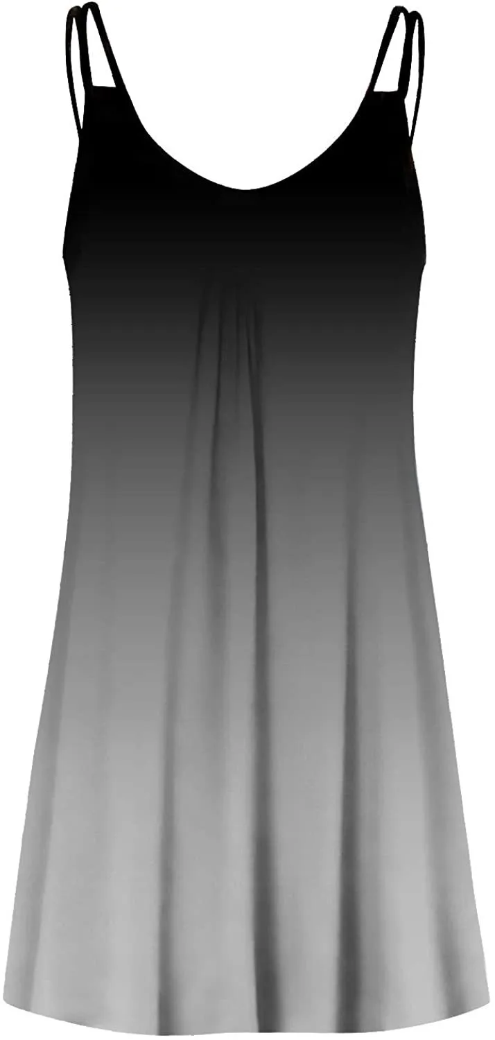 NXY Winsummer Women Dresses Summer Mini Sleeveless Flower Print Plus Size Boho Dress Short Tank Dress A-Line Beach Sundress