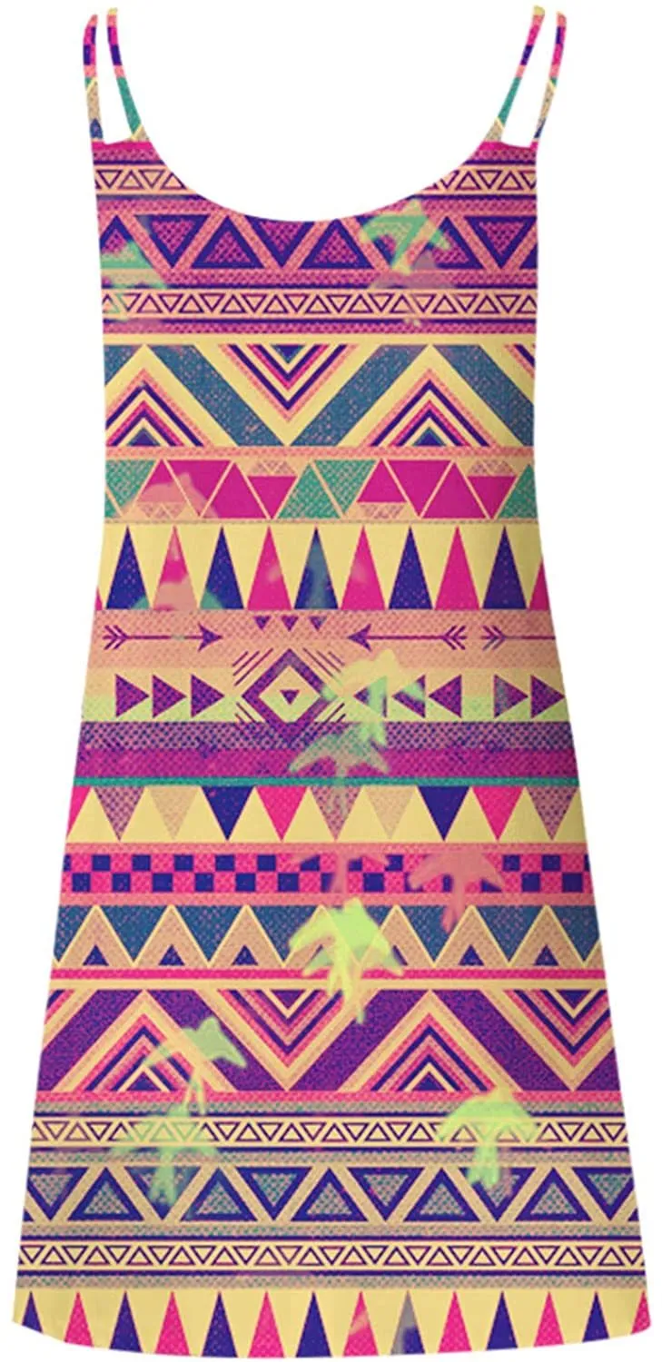 NXY Winsummer Women Dresses Summer Mini Sleeveless Flower Print Plus Size Boho Dress Short Tank Dress A-Line Beach Sundress