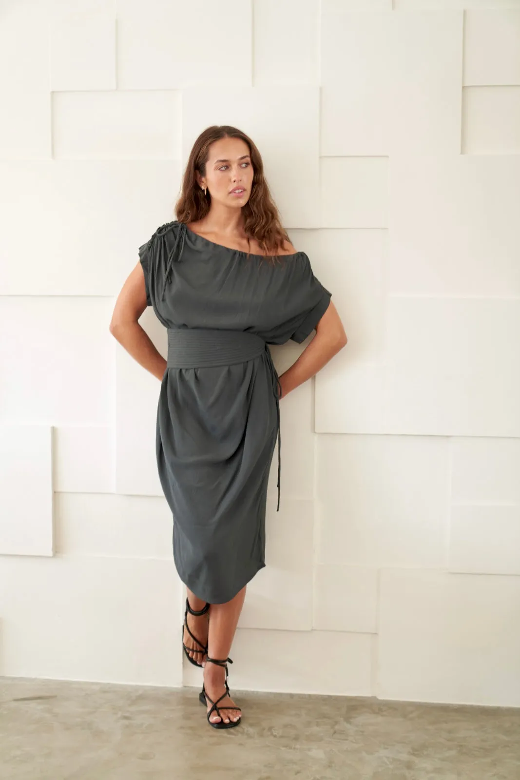 ODETTE Dress (Steel)