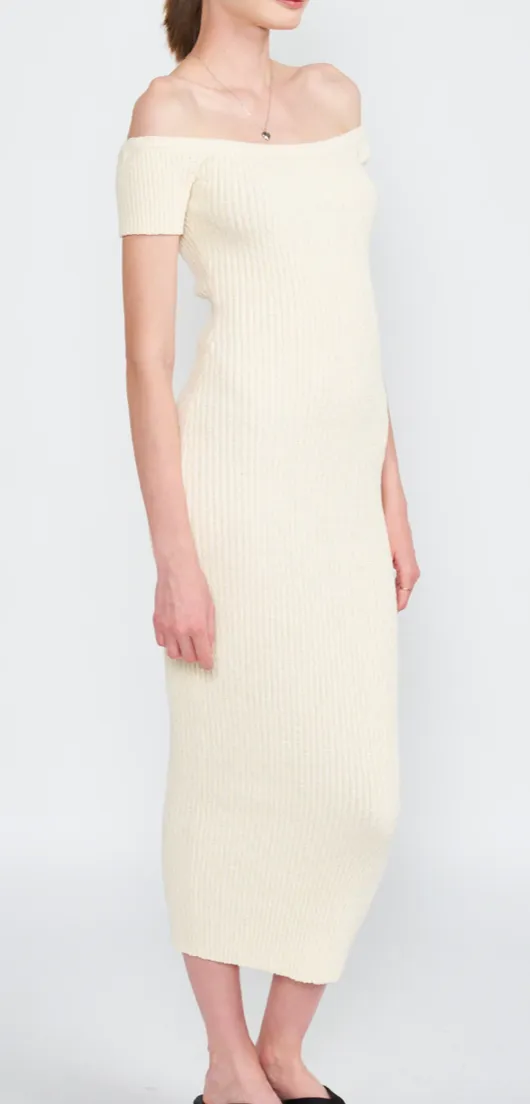 Off Shoulder Midi Dress