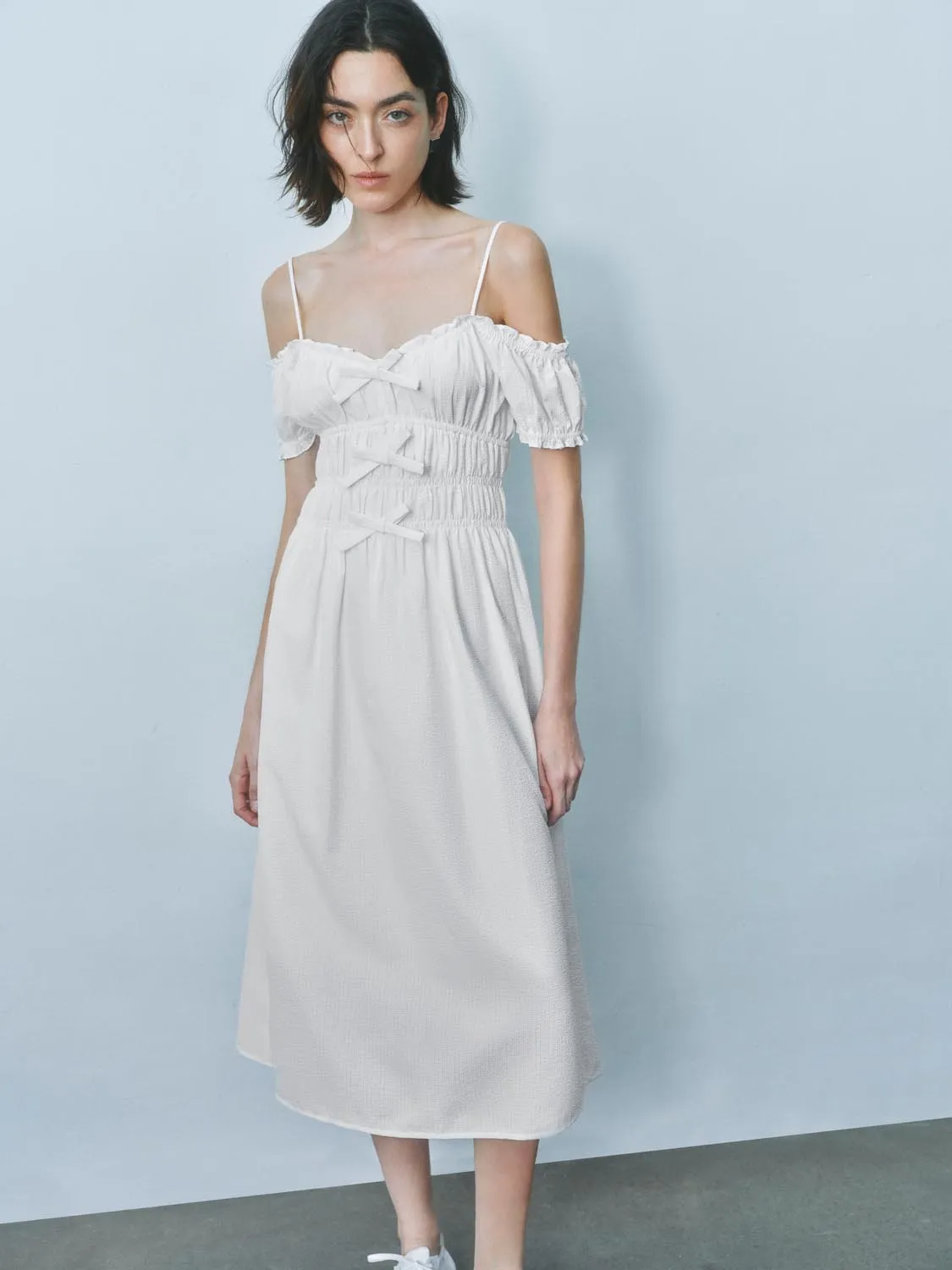 Off Shoulder Skater Dresses
