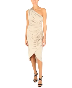 One Shoulder Ruched Dress