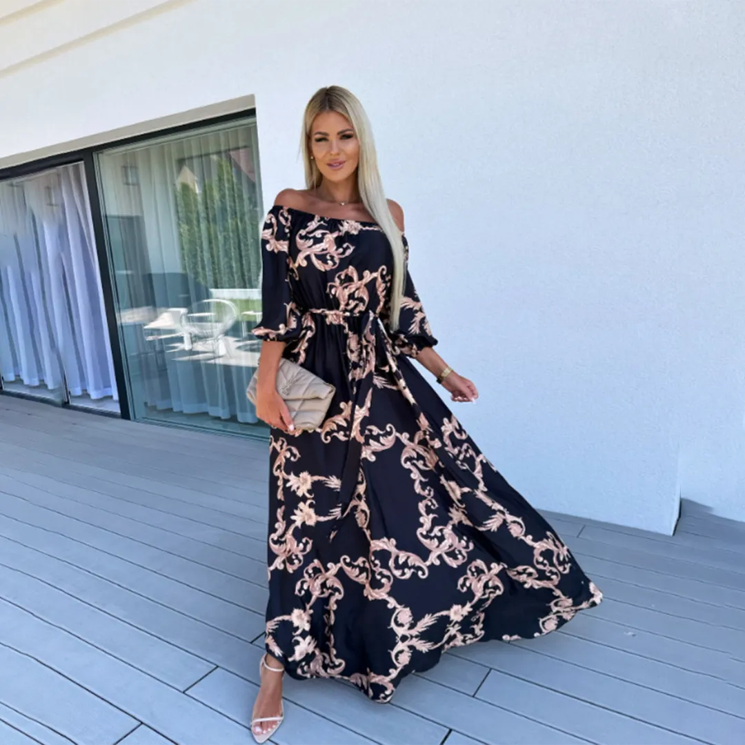 Ourania® | Off Shoulder Maxi Dress