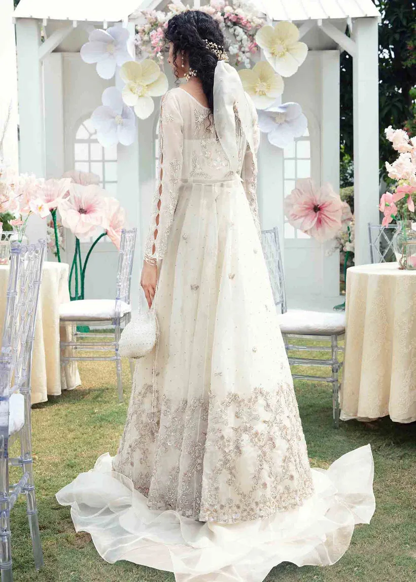 Pakistani Bridal Dress in Pishwas Frock Lehenga Style