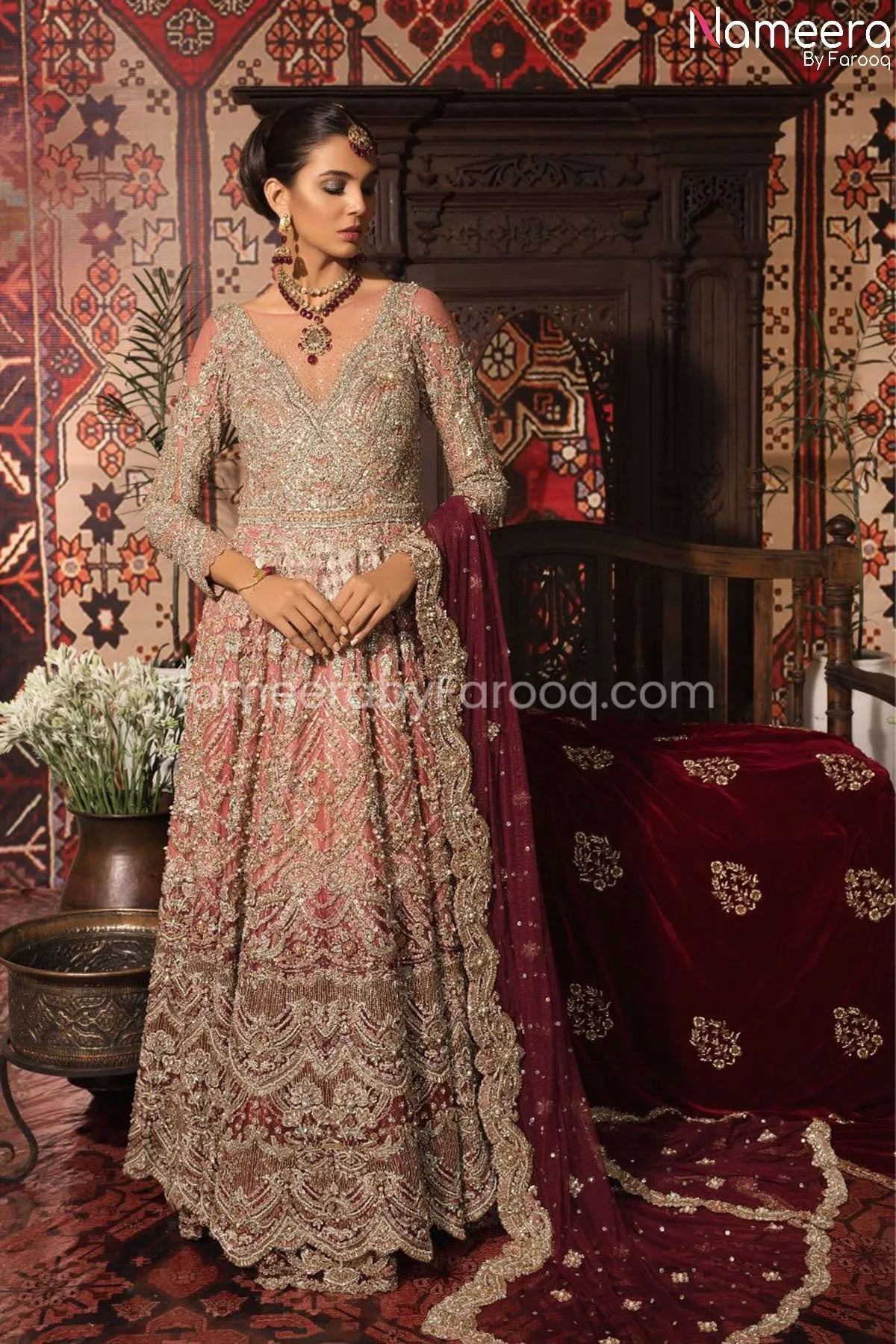 Pakistani Bridal Dresses for Barat Online 2021 #BB244