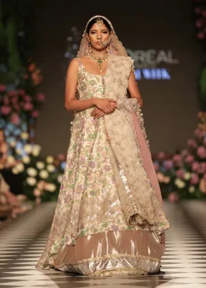 Pakistani Heavy Bridal Frock Lehnga for Wedding #J5161