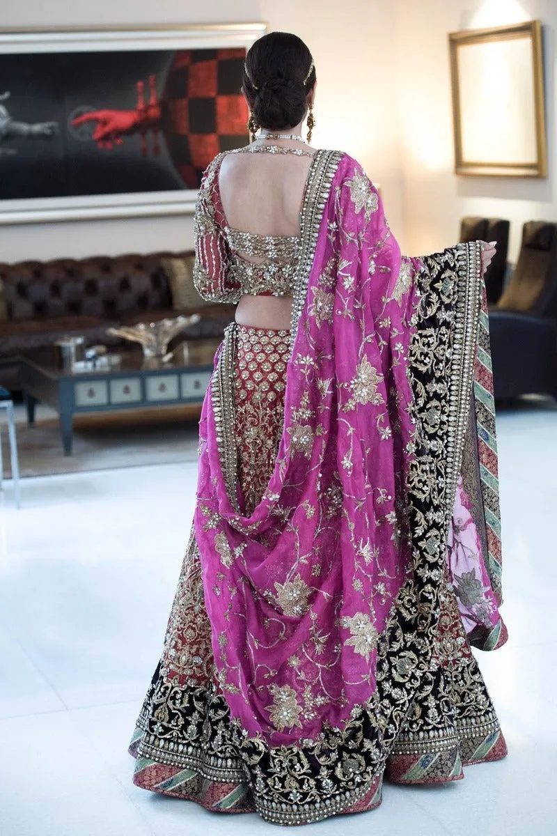 Pakistani Heavy Bridal Lehnga Choli for Wedding #C2087