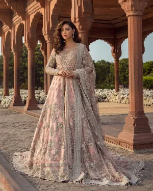 Pakistani Wedding Dress in Pink Bridal Gown Style