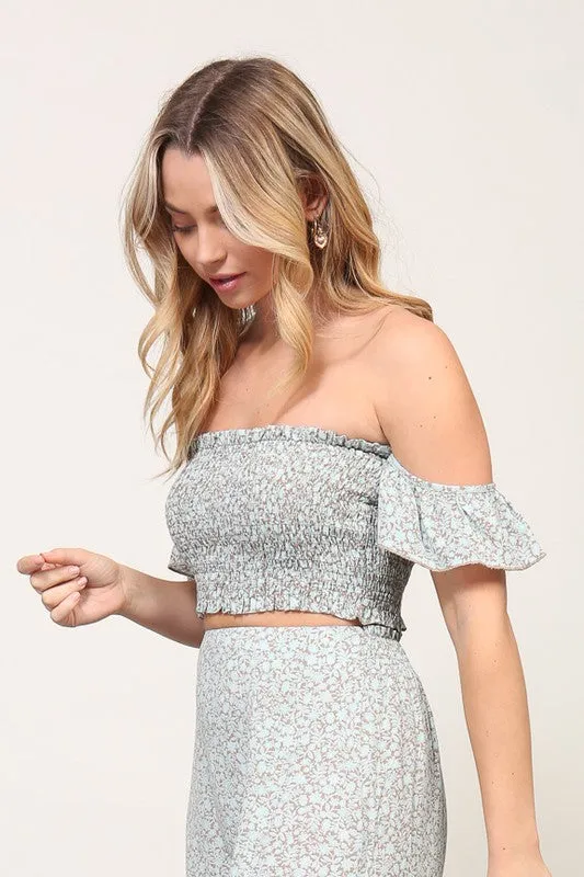 Patty Off the Shoulder Floral Set