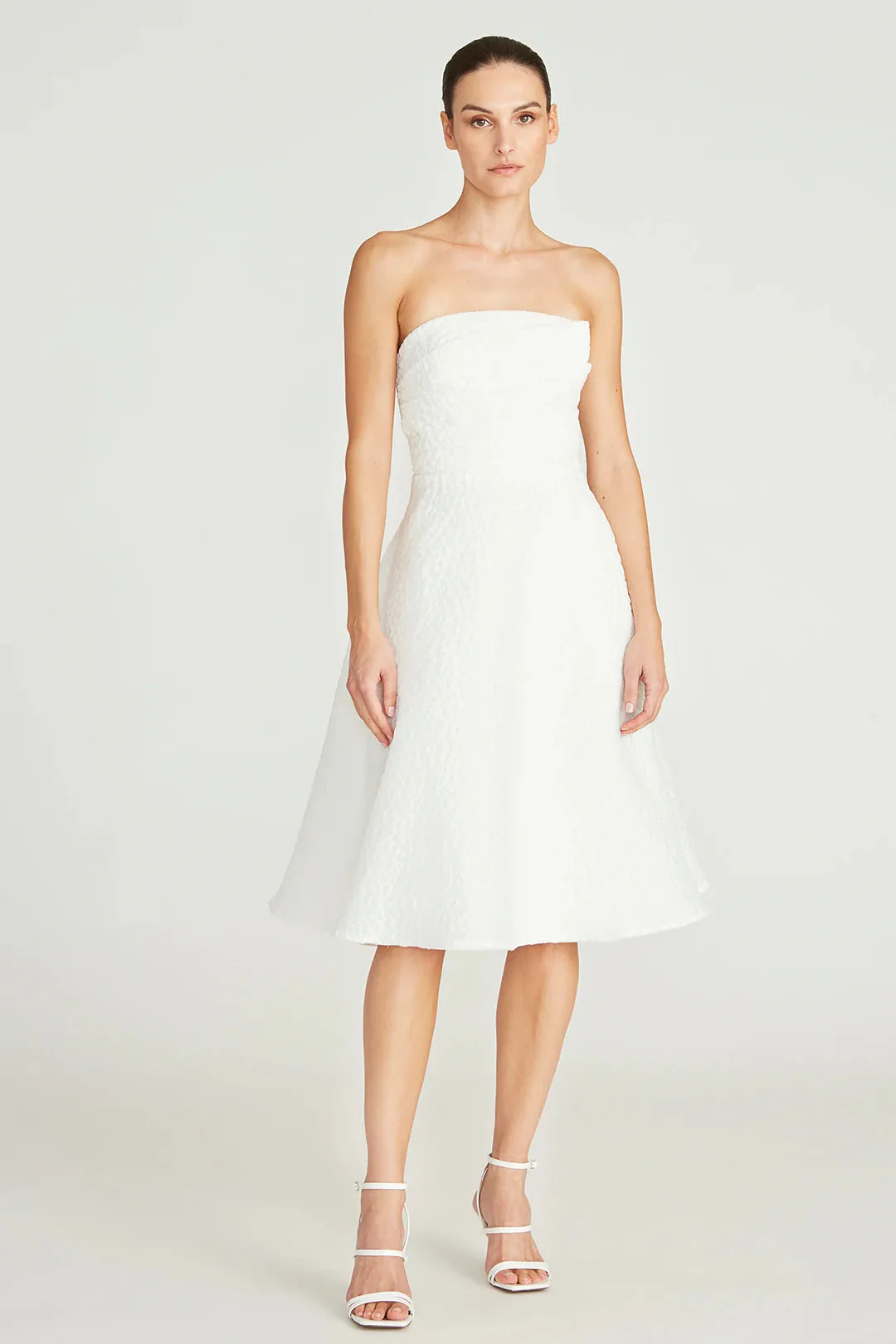 Penelope Strapless Dress - White
