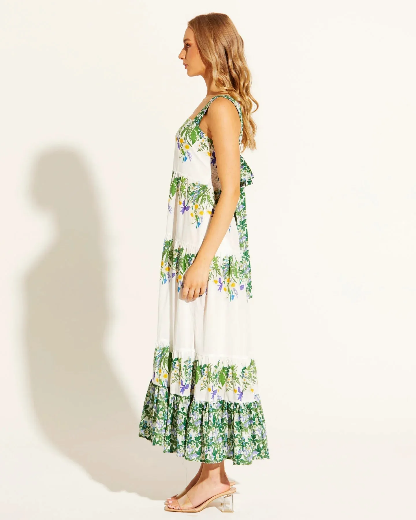 Perfect World Tiered Maxi Dress